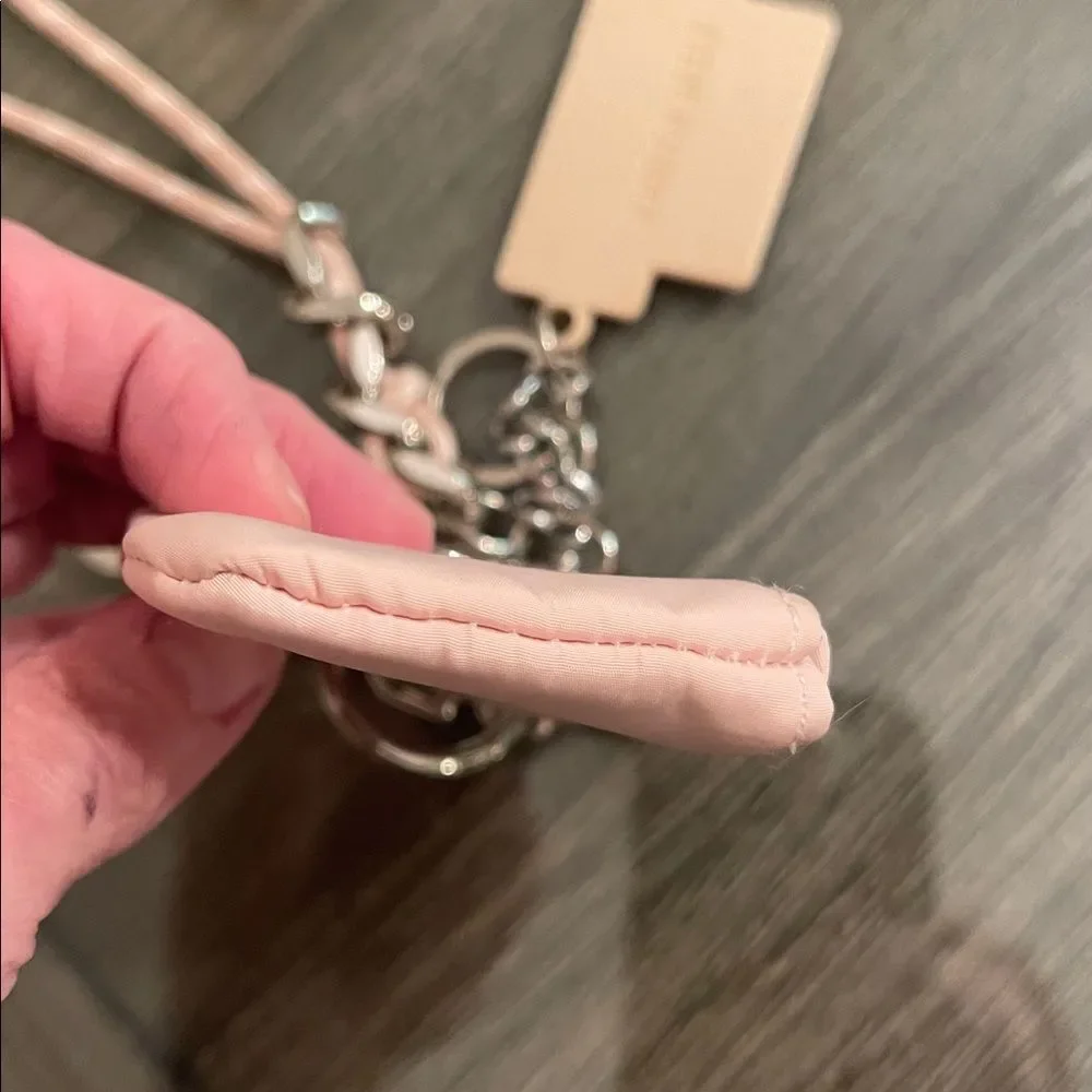 Steve Madden Blush Pink Keychain Set with Coin Purse  - Bag Charm